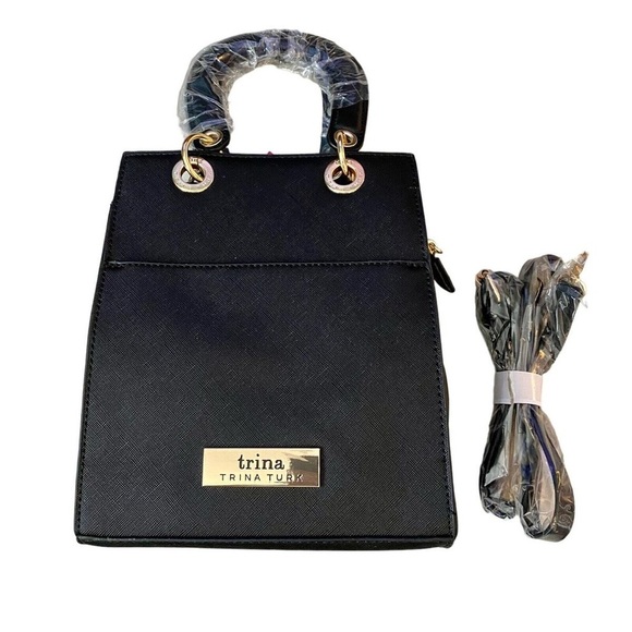 TRINA TURK NWT DOUBLE HANDLE CROSSBODY BAG - Picture 1 of 9